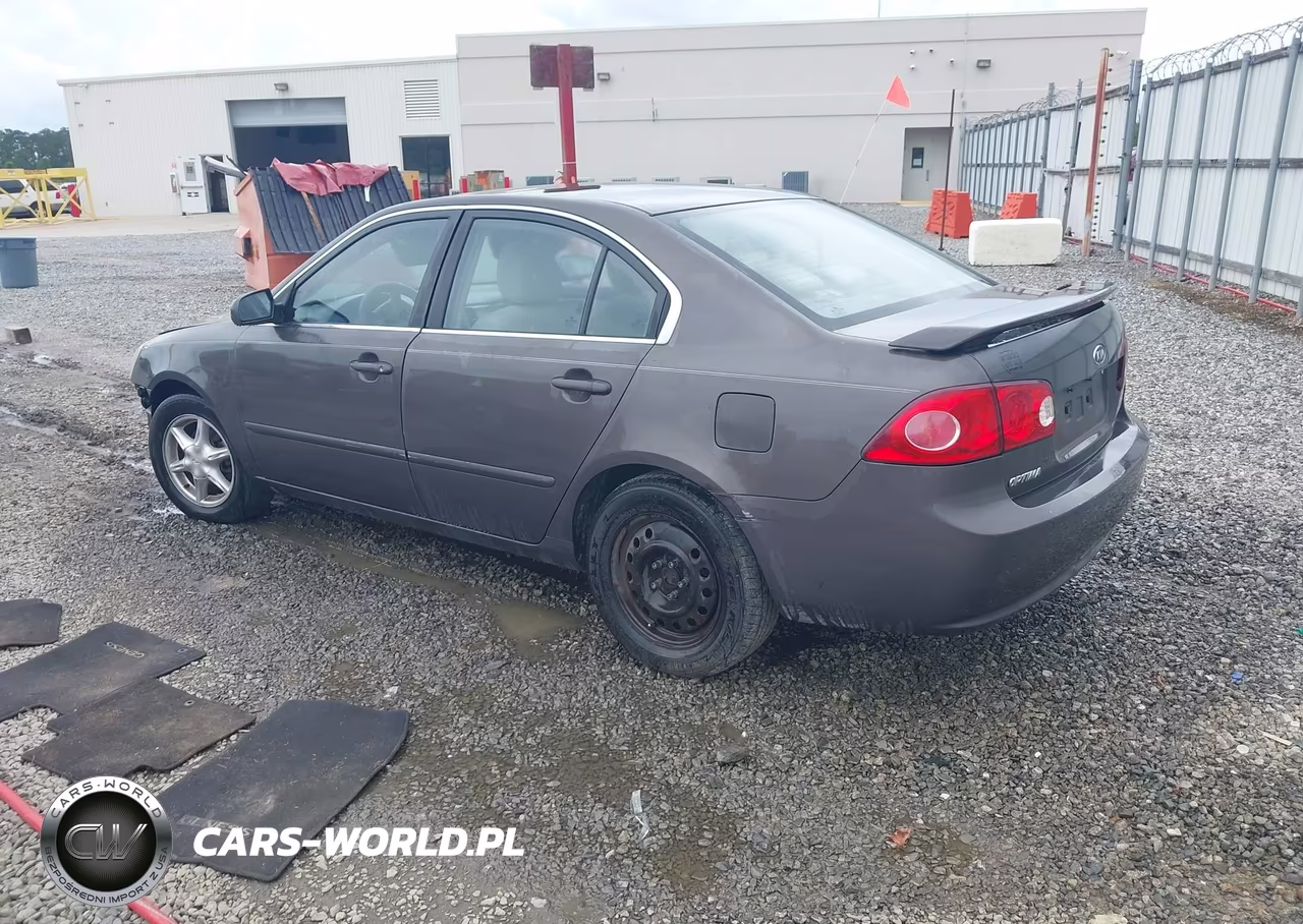 2007 Kia Optima Lx VIN:KNAGE123375150403 - 3