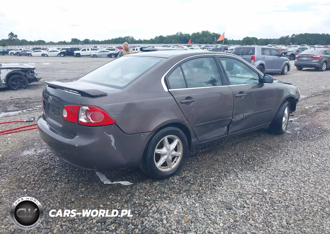 2007 Kia Optima Lx VIN:KNAGE123375150403 - 4