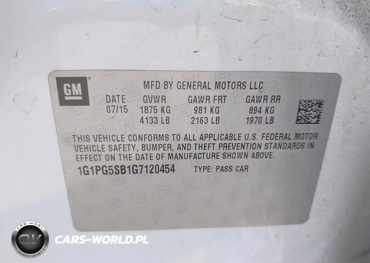 2016 Chevrolet Cruze Limited Ltz Auto VIN:1G1PG5SB1G7120454 - 9