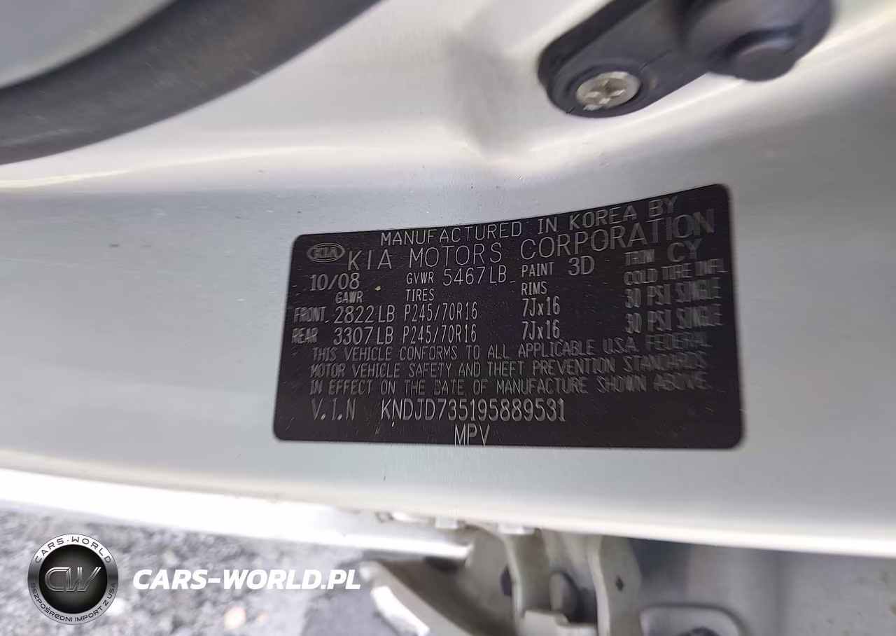 2009 Kia Sorento Lx Base VIN:KNDJD735195889531 - 9