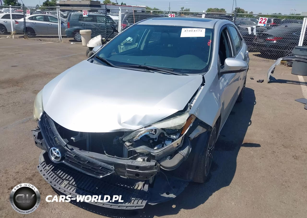 2014 Toyota Corolla S Plus VIN:5YFBURHE8EP034315 - 2