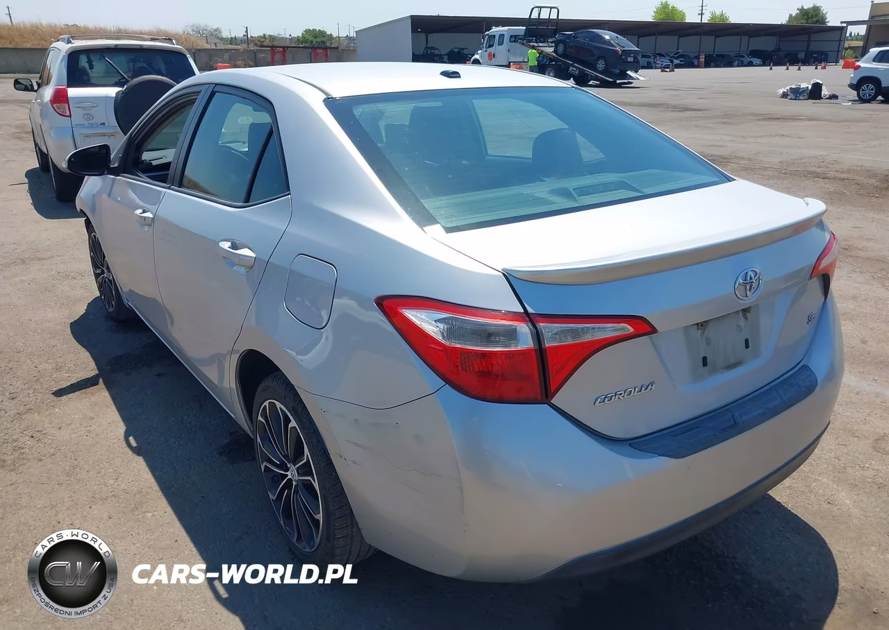 2014 Toyota Corolla S Plus VIN:5YFBURHE8EP034315 - 3