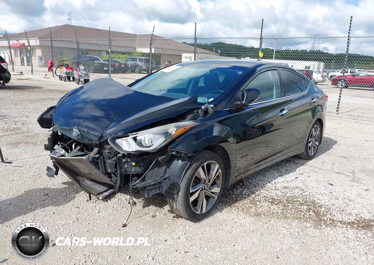 2016 Hyundai Elantra Limited VIN:5NPDH4AE1GH682296 - 2