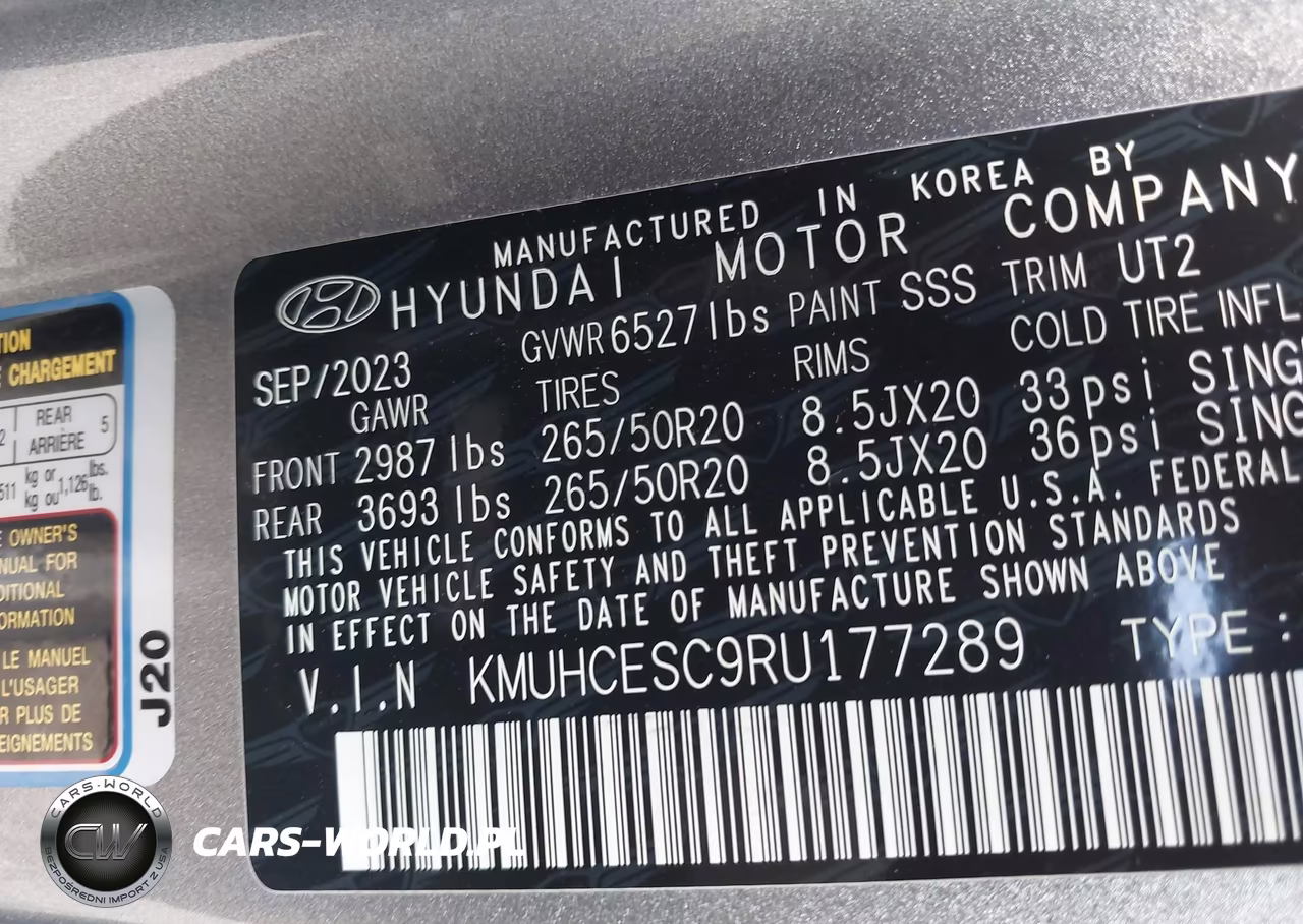 2024 Genesis Gv80 3.5T 7P (A8) VIN:KMUHCESC9RU177289 - 9