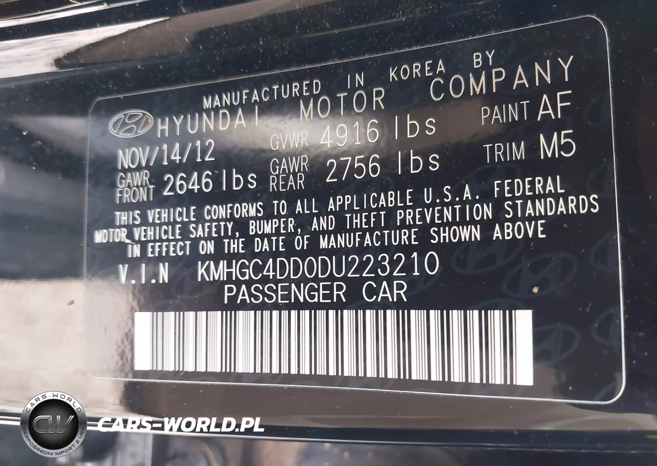 2013 Hyundai Genesis 3.8 VIN:KMHGC4DD0DU223210 - 9