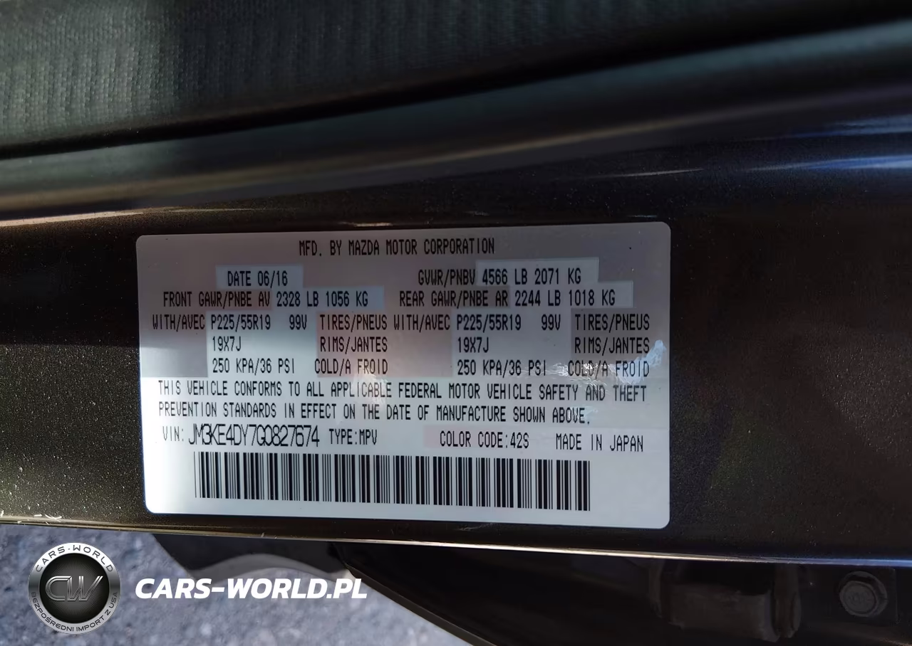 2016 Mazda Cx-5 Grand Touring VIN:JM3KE4DY7G0827674 - 9