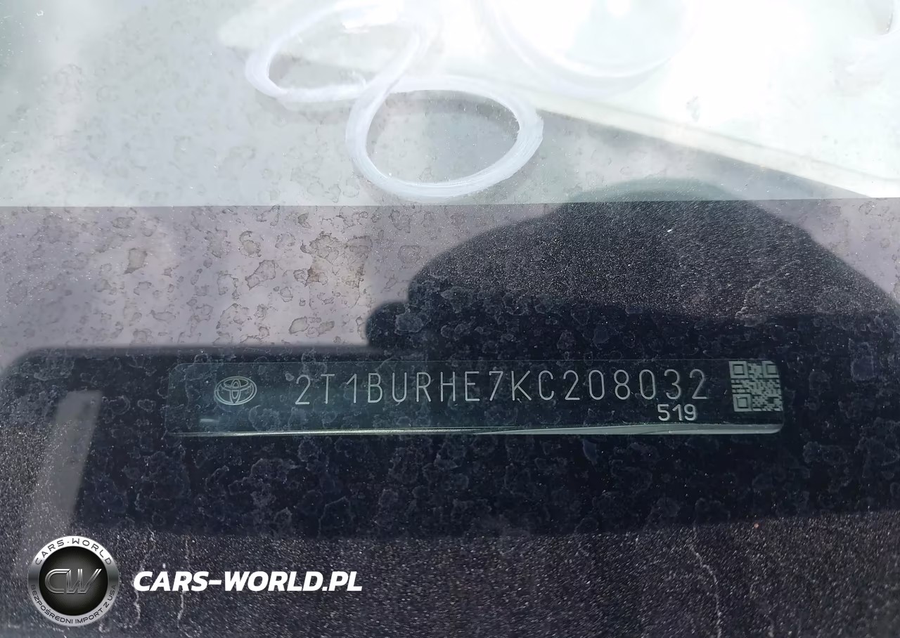 2019 Toyota Corolla Se VIN:2T1BURHE7KC208032 - 9