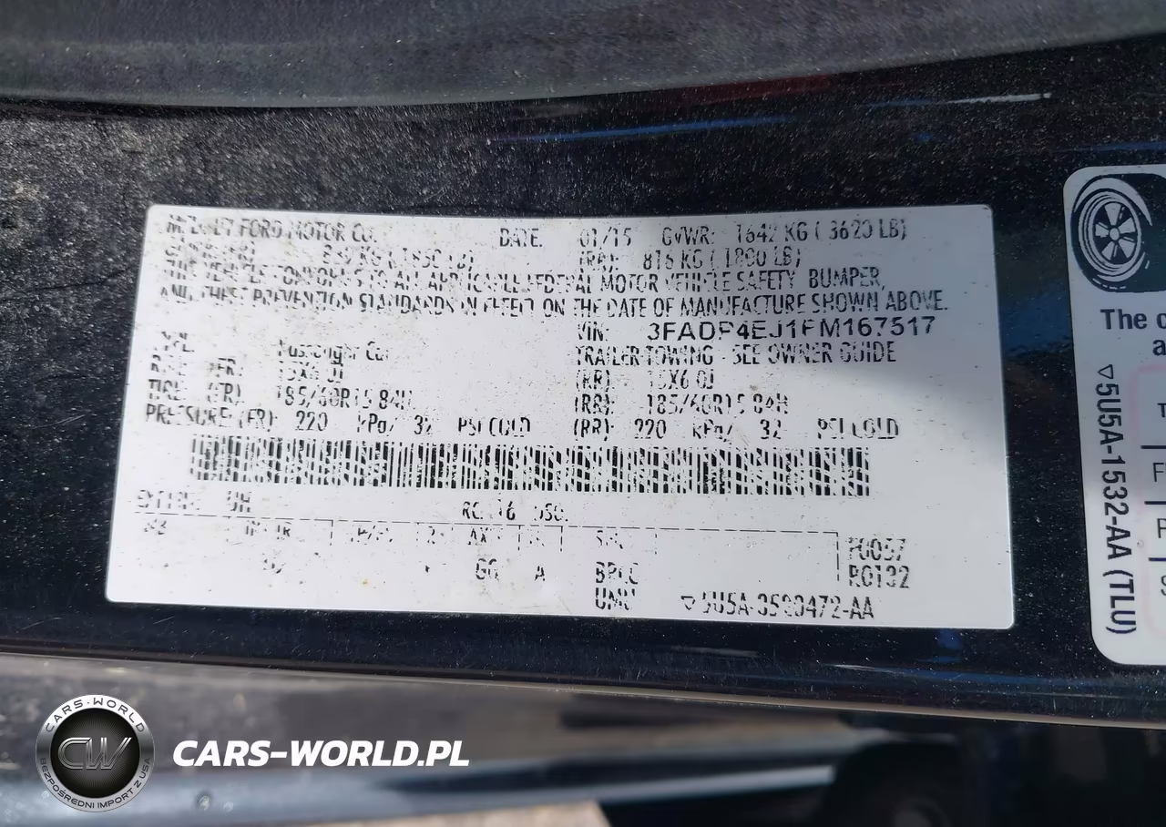 2015 Ford Fiesta Se VIN:3FADP4EJ1FM167517 - 9