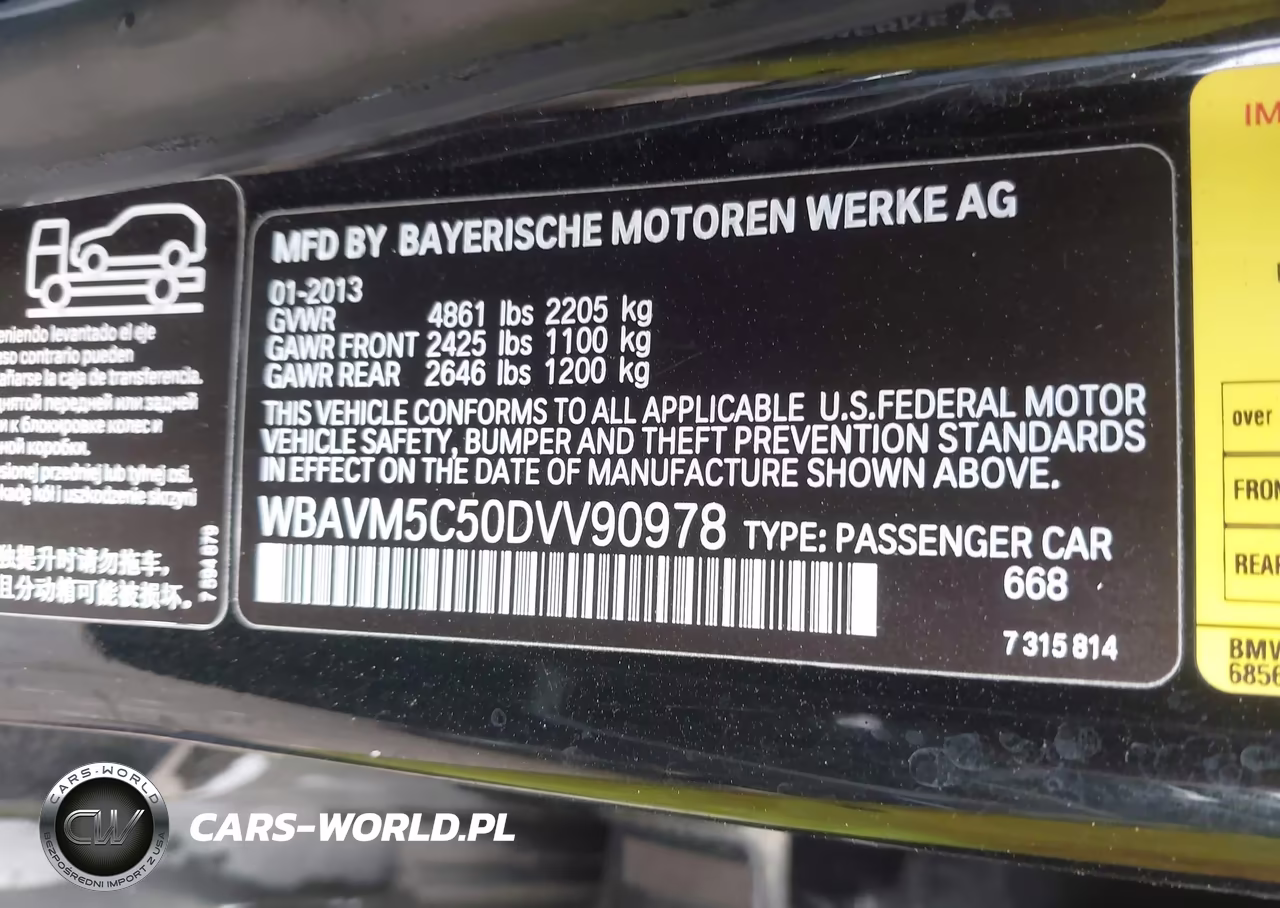 2013 BMW X1 xDrive35I VIN:WBAVM5C50DVV90978 - 9