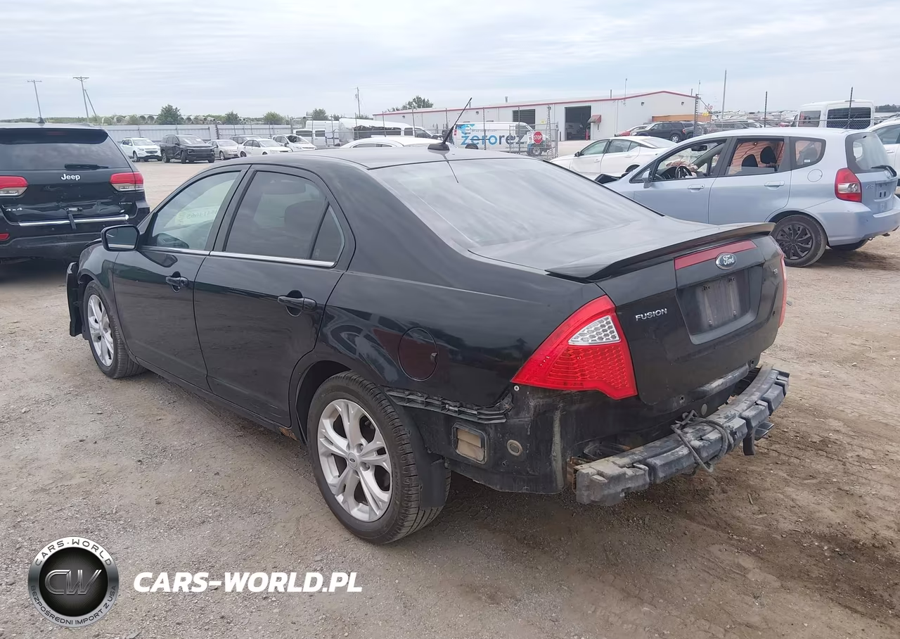 2012 Ford Fusion Se VIN:3FAHP0HA3CR124754 - 3