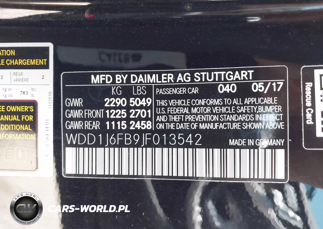 2018 Mercedes-Benz E 400 VIN:WDD1J6FB9JF013542 - 9
