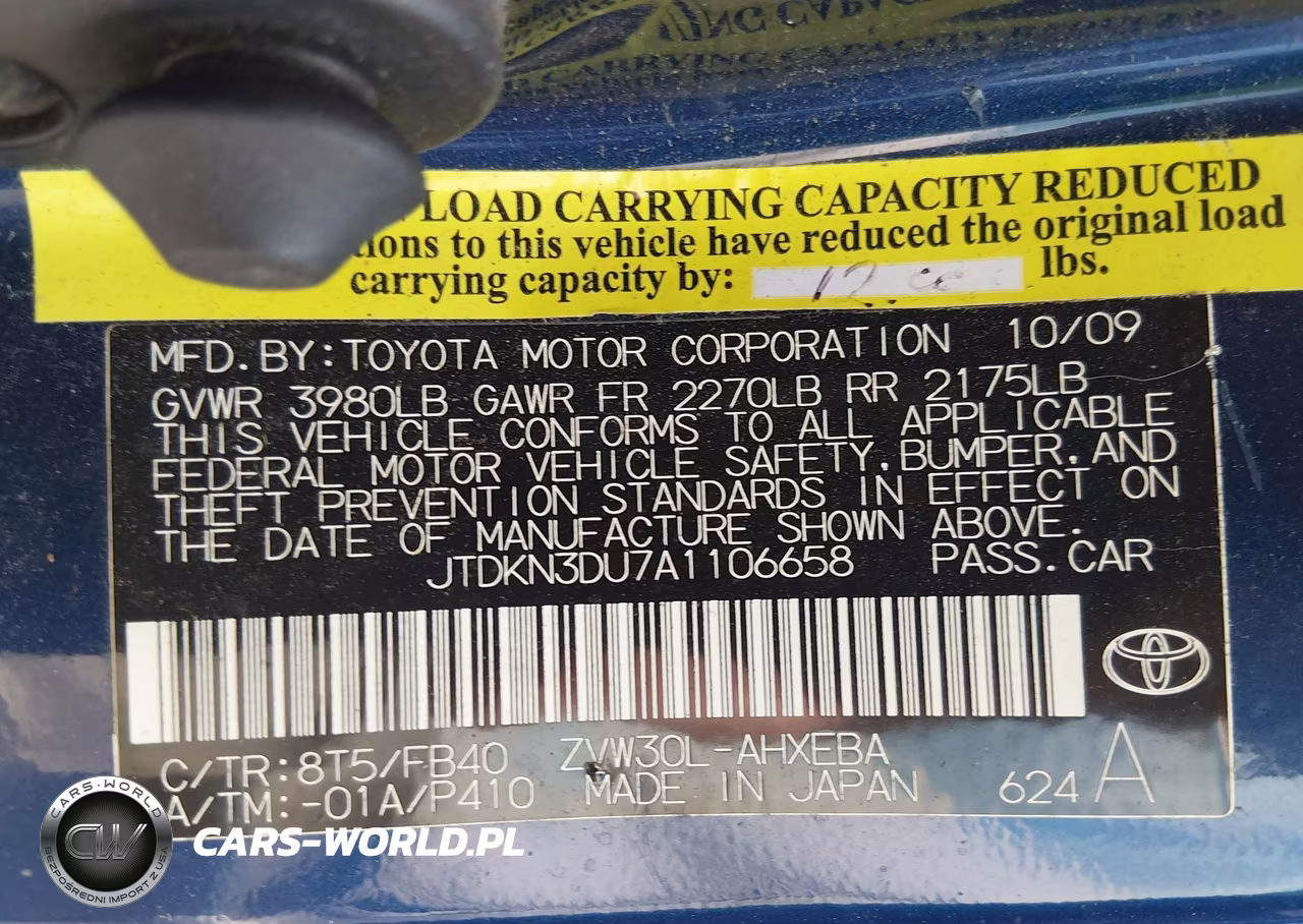 2010 Toyota Prius Ii VIN:JTDKN3DU7A1106658 - 9