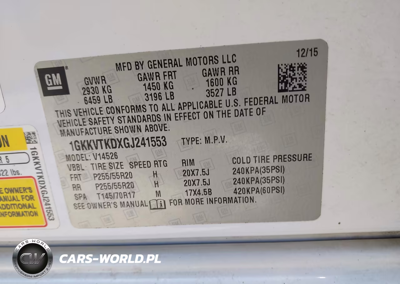 2016 GMC Acadia Denali VIN:1GKKVTKDXGJ241553 - 9