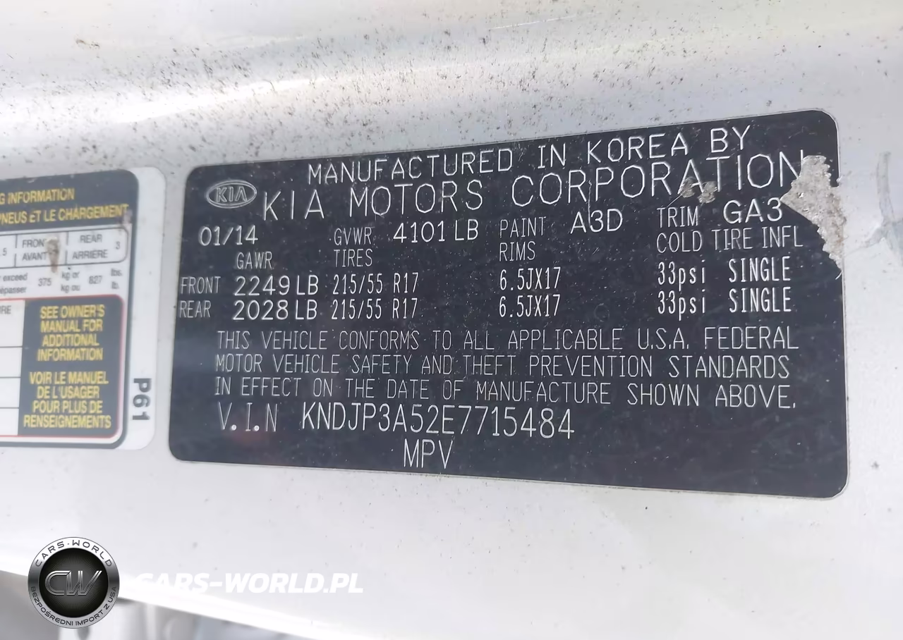 2014 Kia Soul + VIN:KNDJP3A52E7715484 - 9