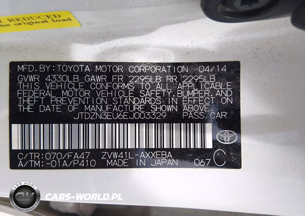 2014 Toyota Prius V Three VIN:JTDZN3EU6EJ003329 - 9