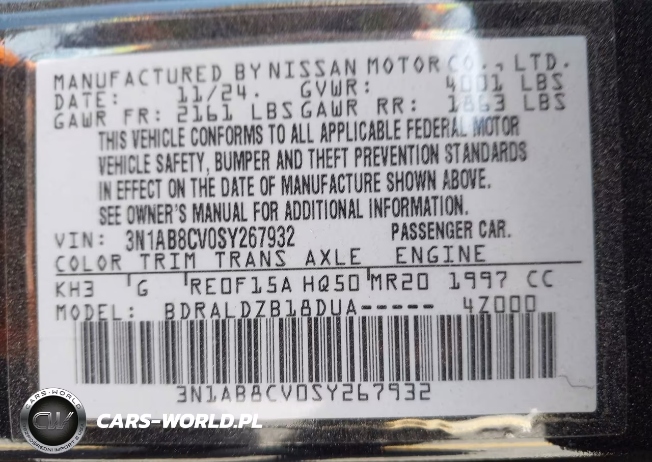 2025 Nissan Sentra Sv VIN:3N1AB8CV0SY267932 - 9