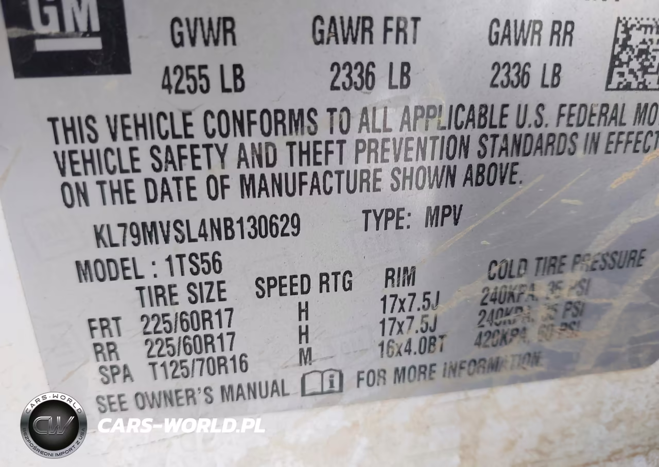 2022 Chevrolet Trailblazer Fwd Activ VIN:KL79MVSL4NB130629 - 9