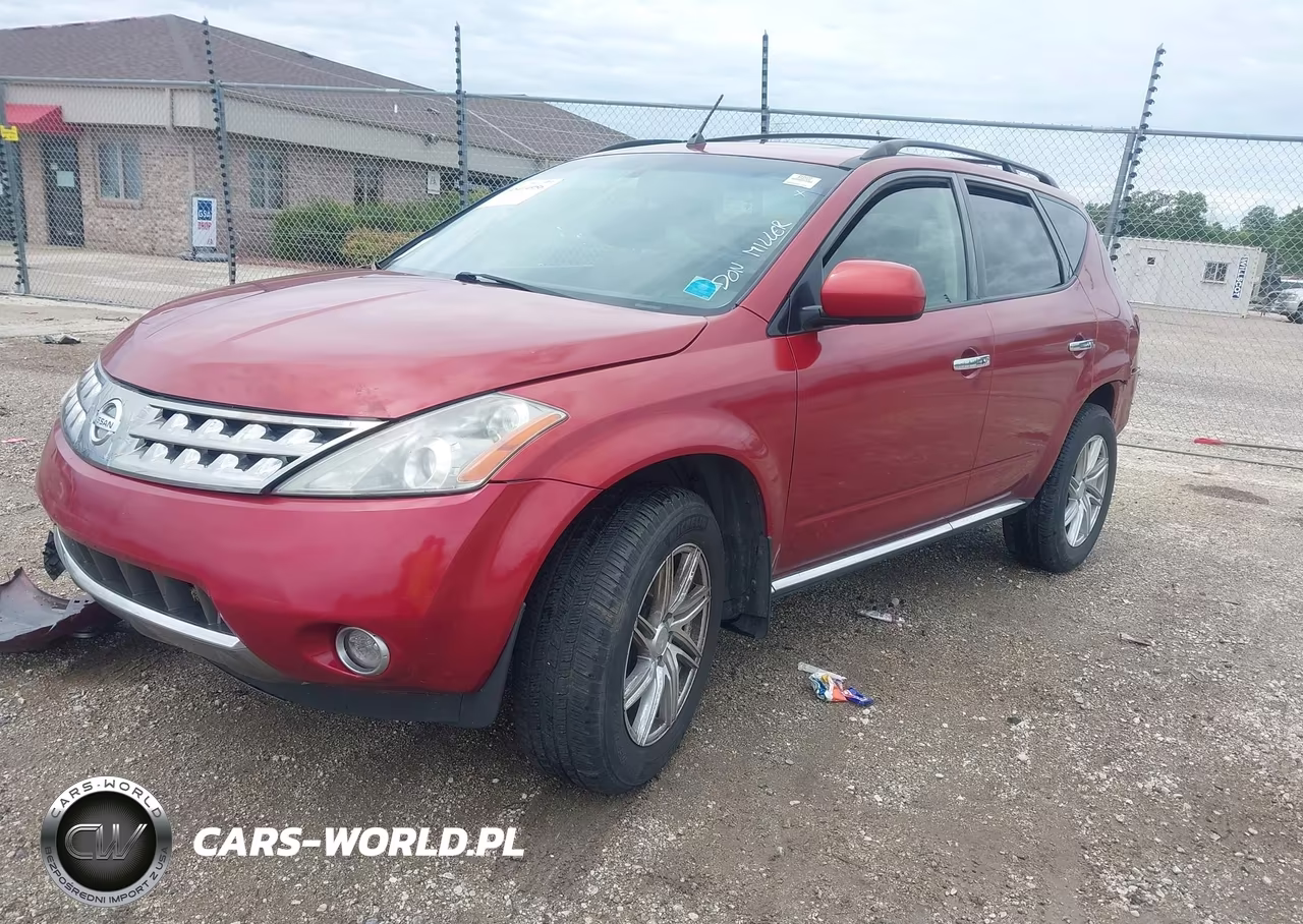 2007 Nissan Murano Sl VIN:JN8AZ08W37W664825 - 2