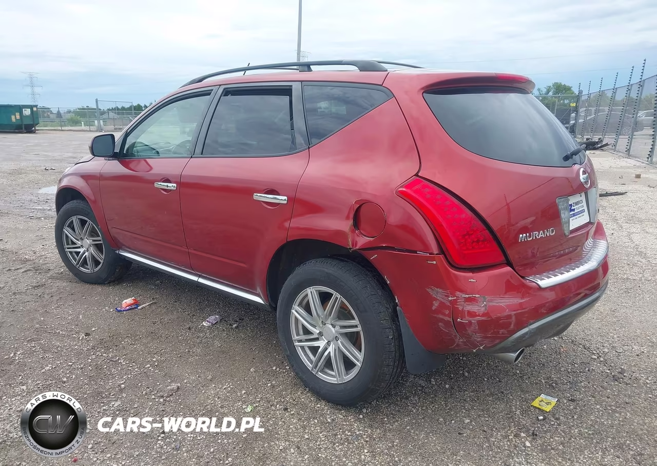 2007 Nissan Murano Sl VIN:JN8AZ08W37W664825 - 3