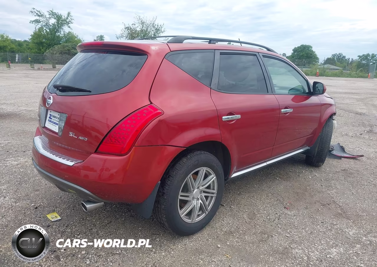 2007 Nissan Murano Sl VIN:JN8AZ08W37W664825 - 4