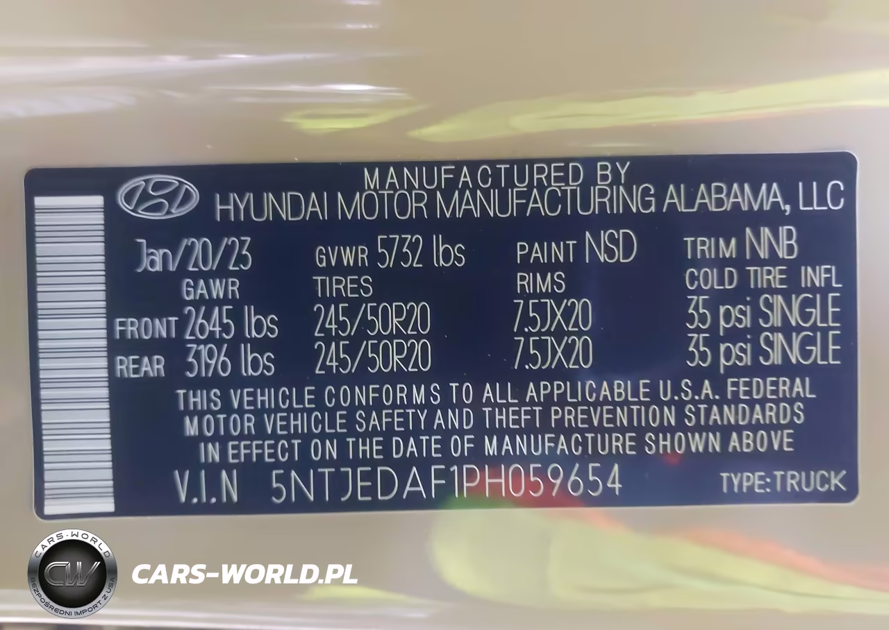 2023 Hyundai Santa Cruz Limited VIN:5NTJEDAF1PH059654 - 9