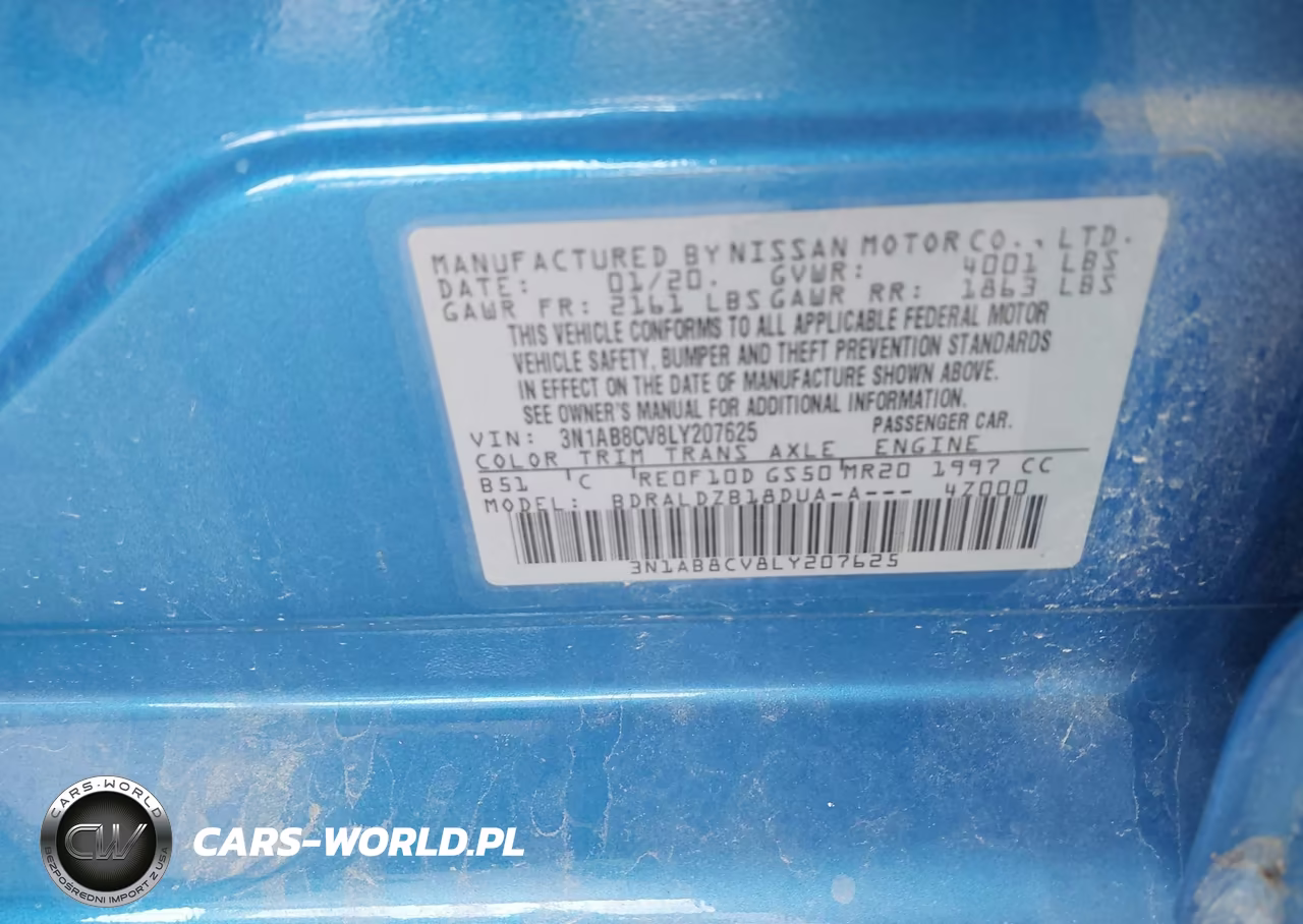 2020 Nissan Sentra Sv Xtronic Cvt VIN:3N1AB8CV8LY207625 - 9