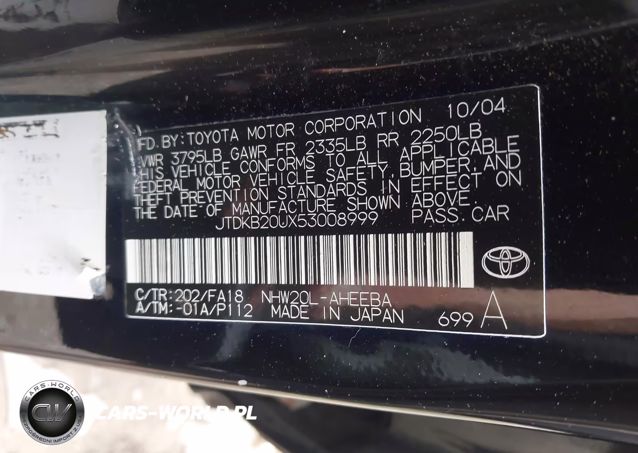 2005 Toyota Prius VIN:JTDKB20UX53008999 - 9
