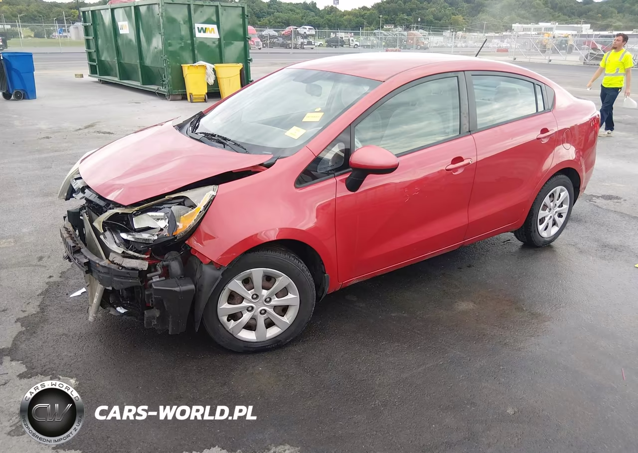2013 Kia Rio Lx VIN:KNADM4A3XD6211888 - 2