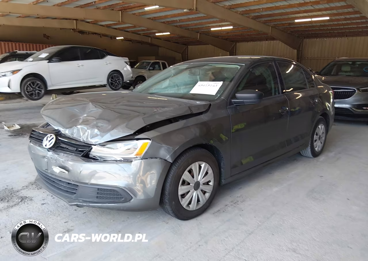 2014 Volkswagen Jetta 2.0L S VIN:3VW2K7AJ7EM322588 - 2
