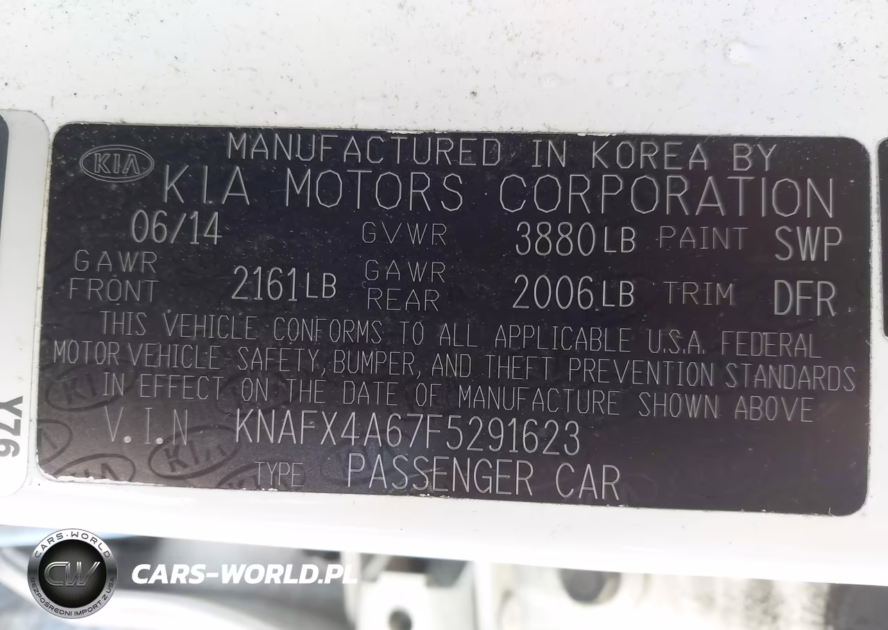 2015 Kia Forte Lx VIN:KNAFX4A67F5291623 - 9