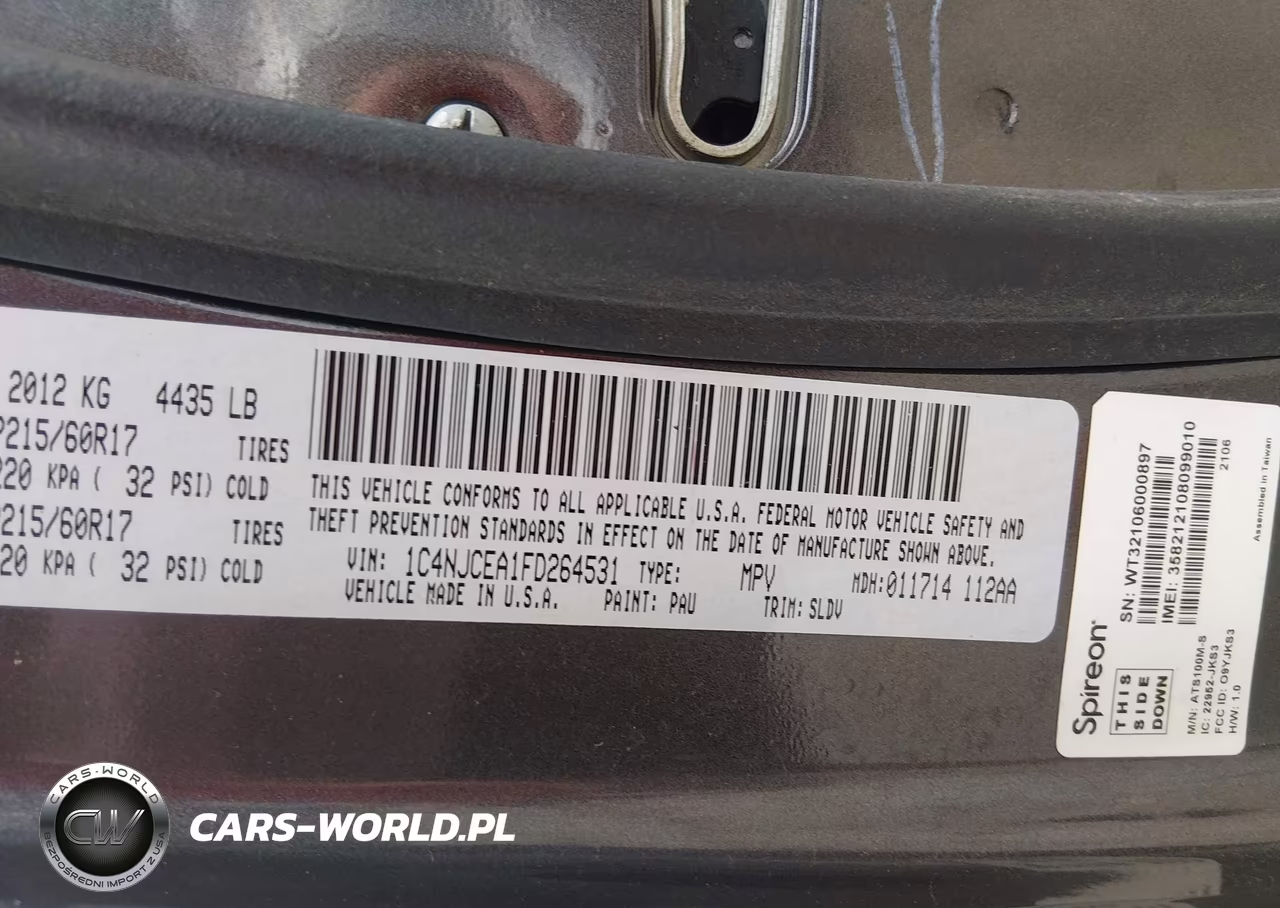 2015 Jeep Compass High Altitude Edition VIN:1C4NJCEA1FD264531 - 9