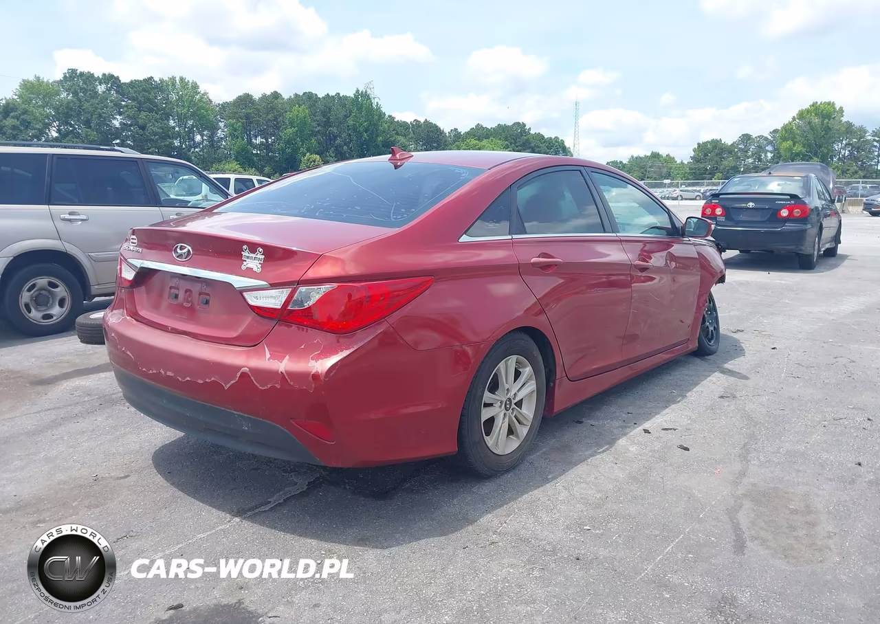 2014 Hyundai Sonata Gls VIN:5NPEB4AC1EH872312 - 4