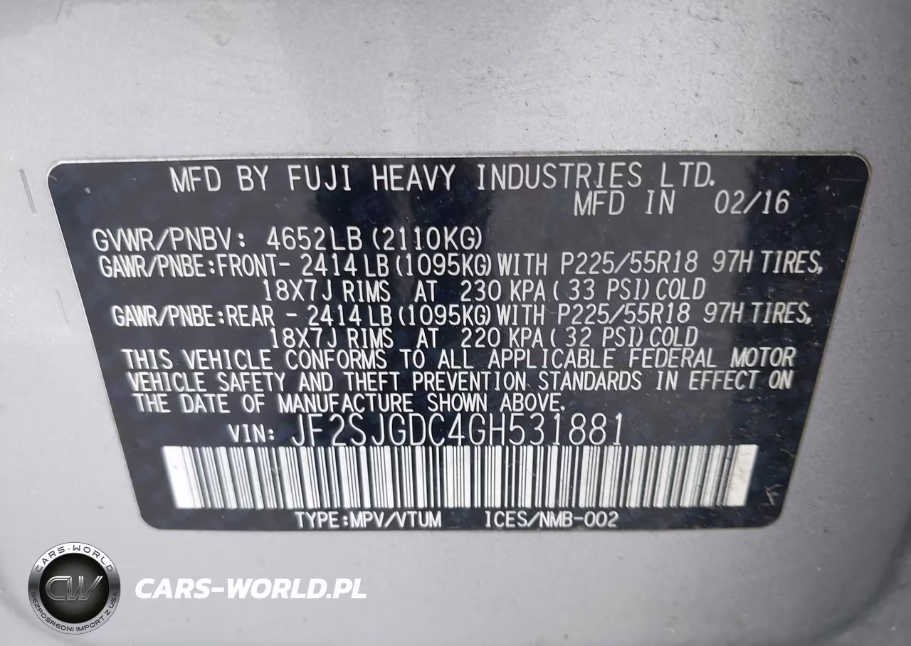 2016 Subaru Forester 2.0Xt Premium VIN:JF2SJGDC4GH531881 - 9