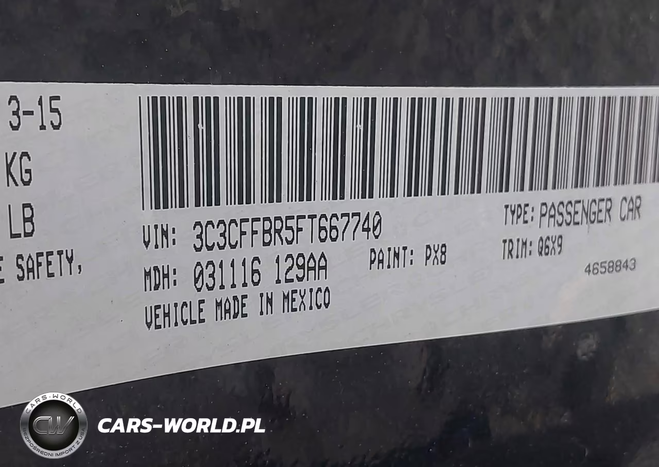 2015 Fiat 500 Sport VIN:3C3CFFBR5FT667740 - 9