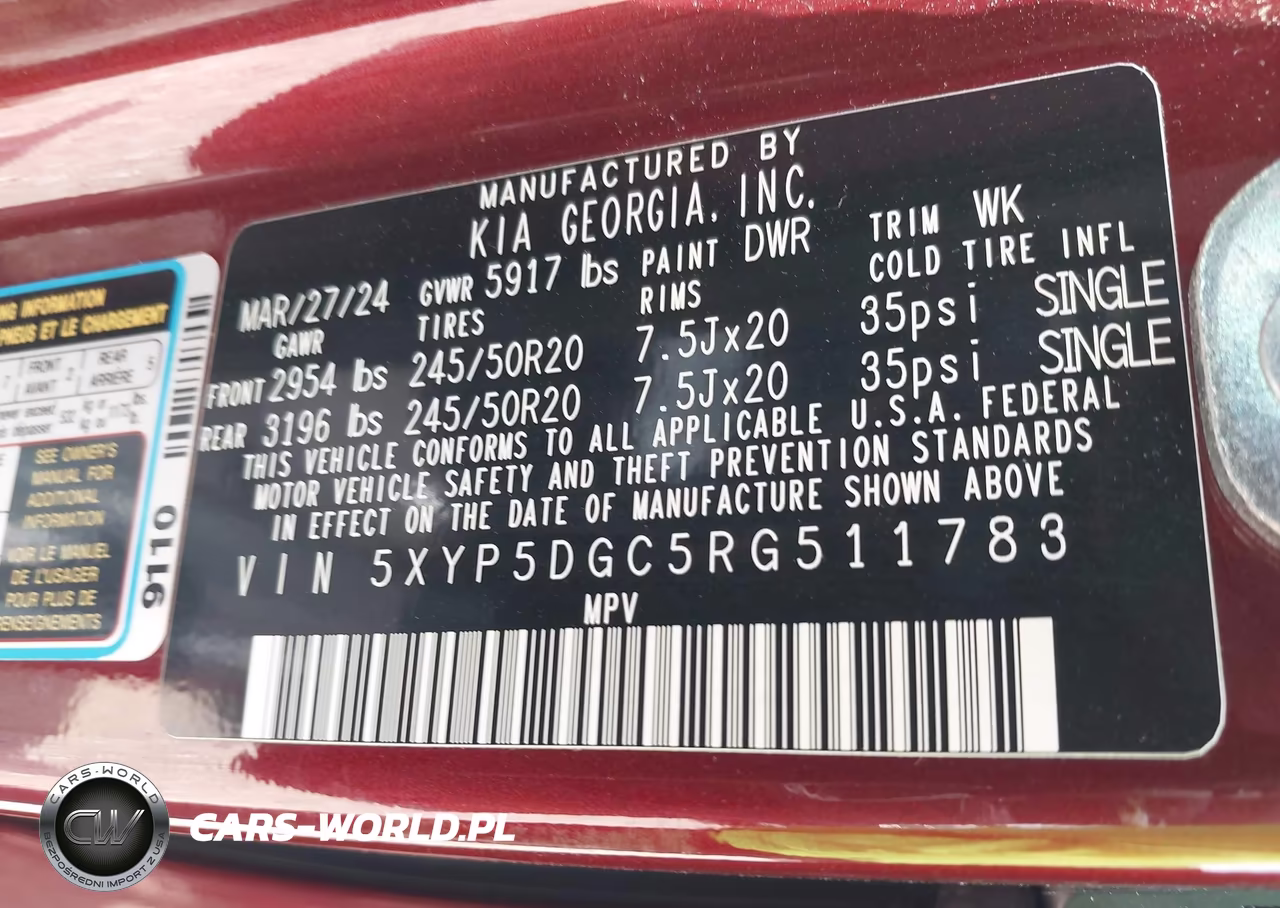 2024 Kia Telluride Sx Prestige VIN:5XYP5DGC5RG511783 - 9
