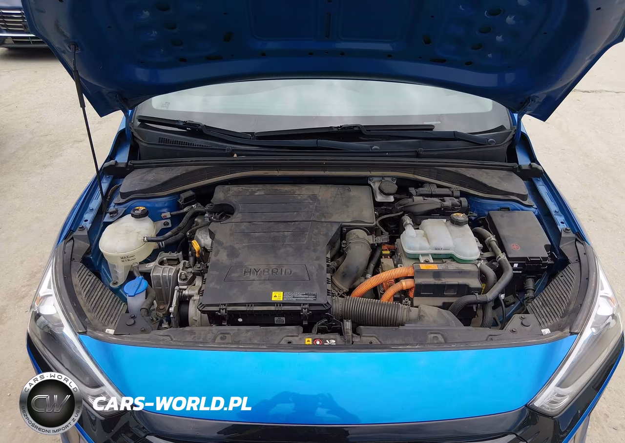 2017 Hyundai Ioniq Hybrid Blue VIN:KMHC65LC4HU045554 - 10