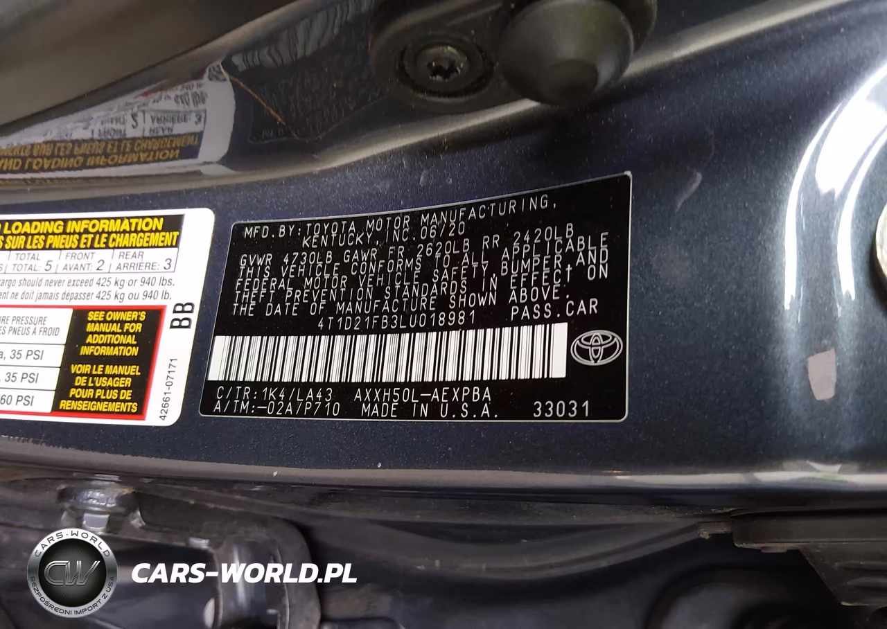 2020 Toyota Avalon Hybrid Limited VIN:4T1D21FB3LU018981 - 9