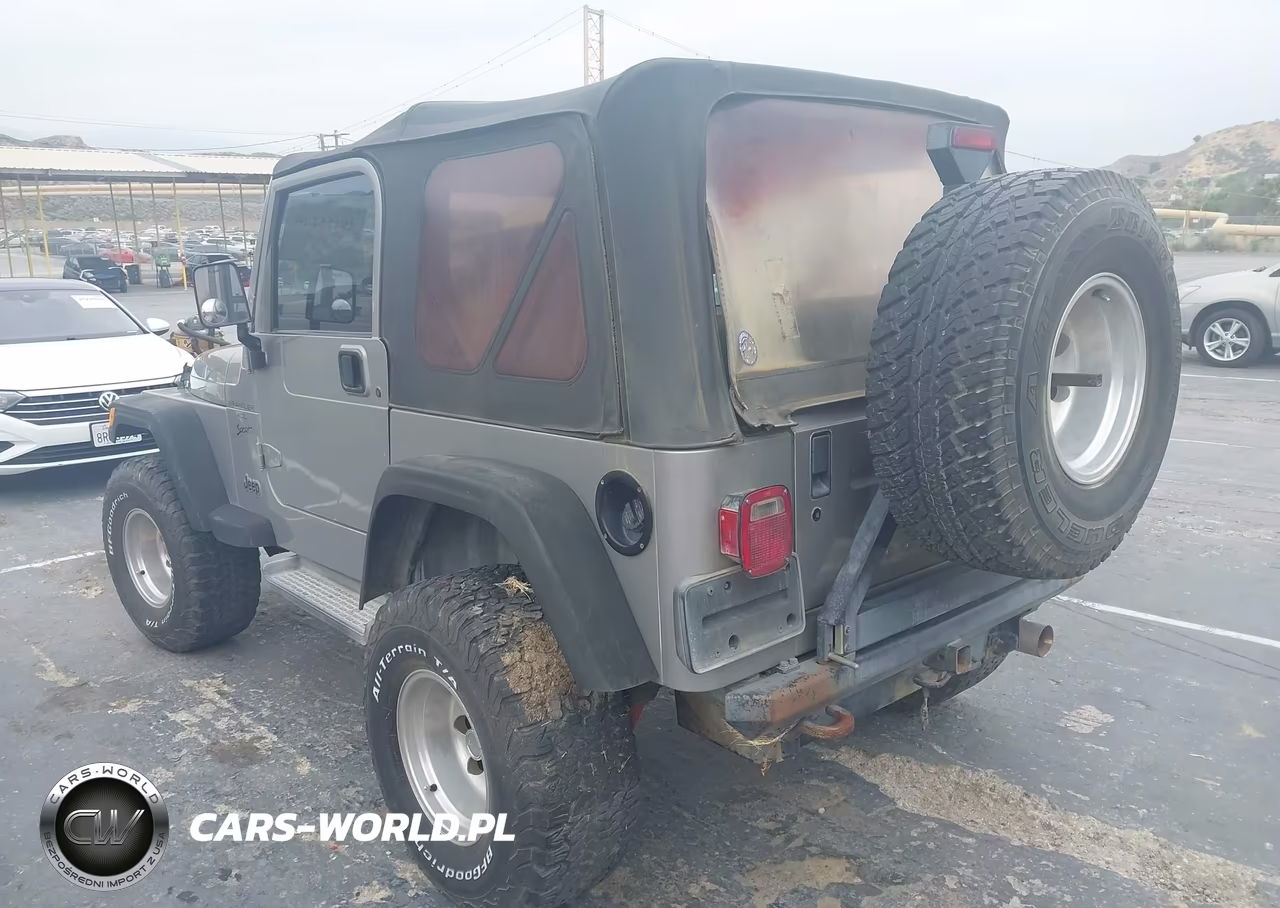 2001 Jeep Wrangler Sport VIN:1J4FA49591P314266 - 3