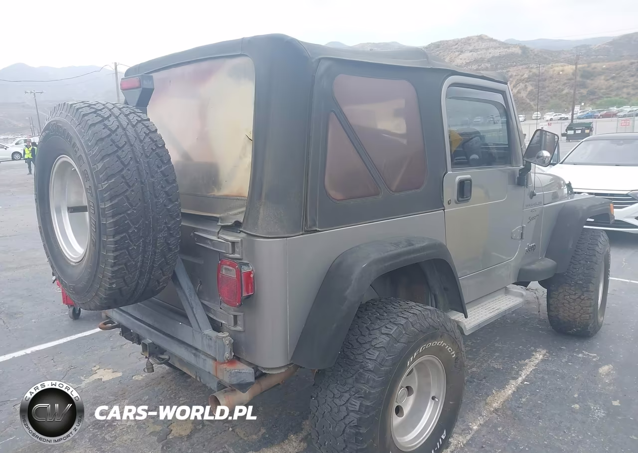 2001 Jeep Wrangler Sport VIN:1J4FA49591P314266 - 4