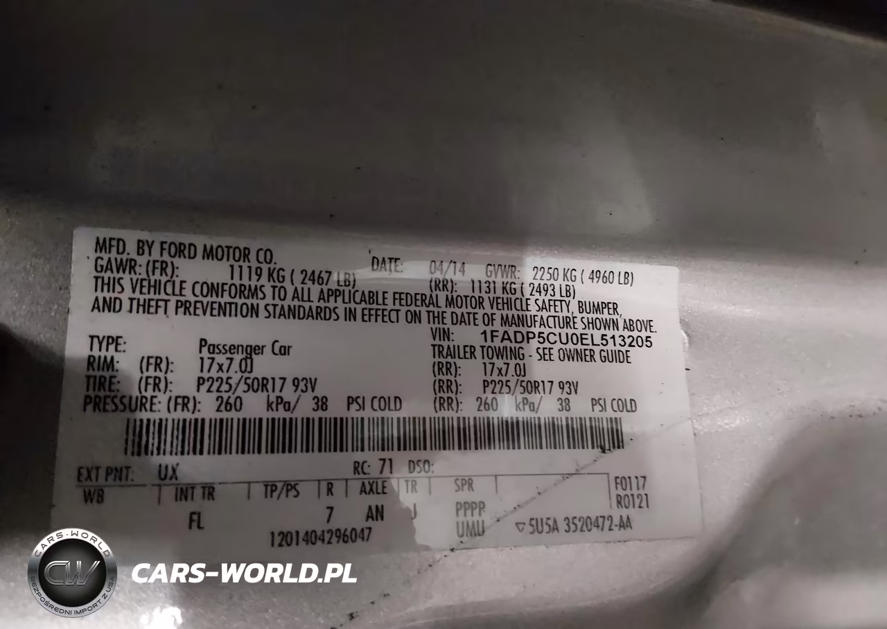 2014 Ford C-Max Energi Sel VIN:1FADP5CU0EL513205 - 9