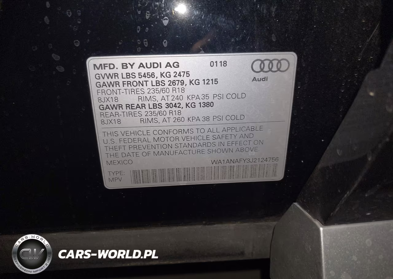 2018 Audi Q5 2.0T Premium-2.0T Tech Premium VIN:WA1ANAFY3J2124756 - 9
