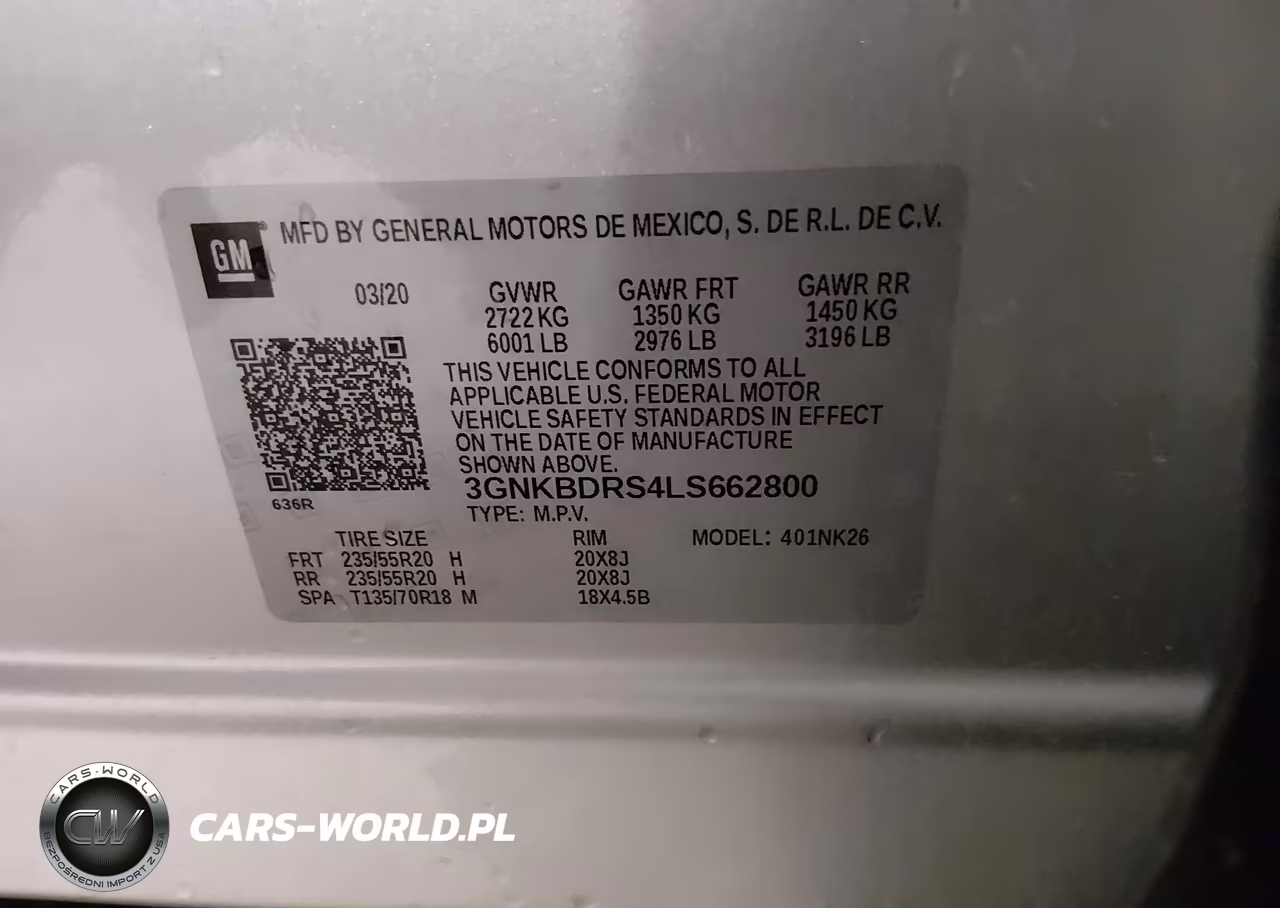 2020 Chevrolet Blazer Fwd 3Lt VIN:3GNKBDRS4LS662800 - 9