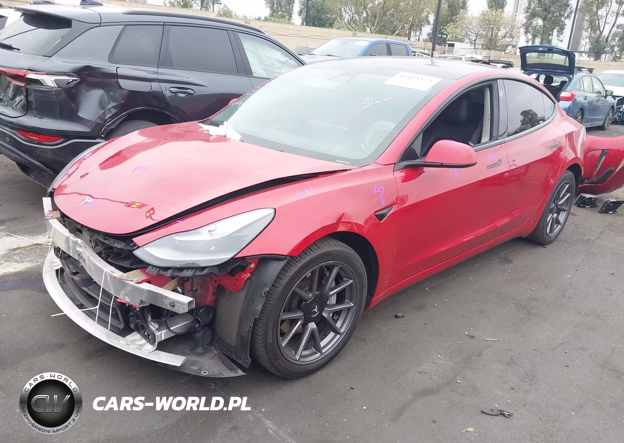 2021 Tesla Model 3 Standard Range Plus Rear-Wheel Drive VIN:5YJ3E1EA1MF095472 - 2