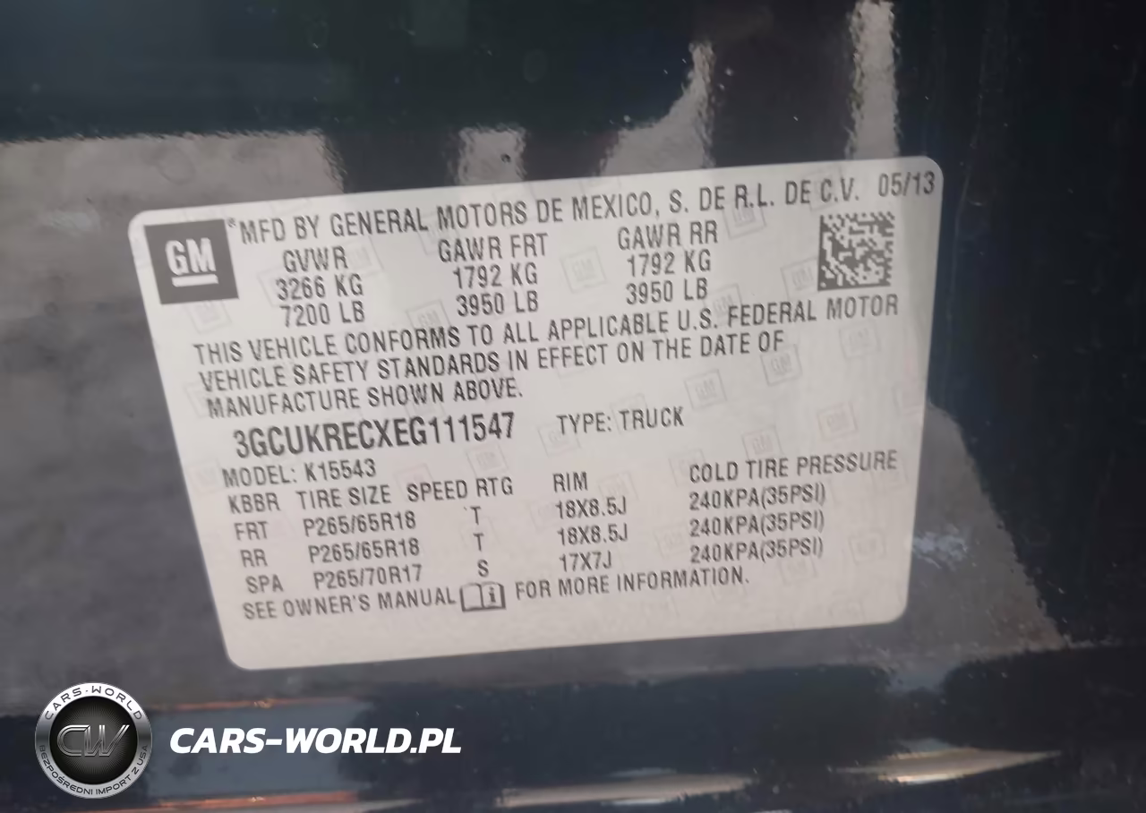 2014 Chevrolet Silverado 1500 Lt VIN:3GCUKRECXEG111547 - 9