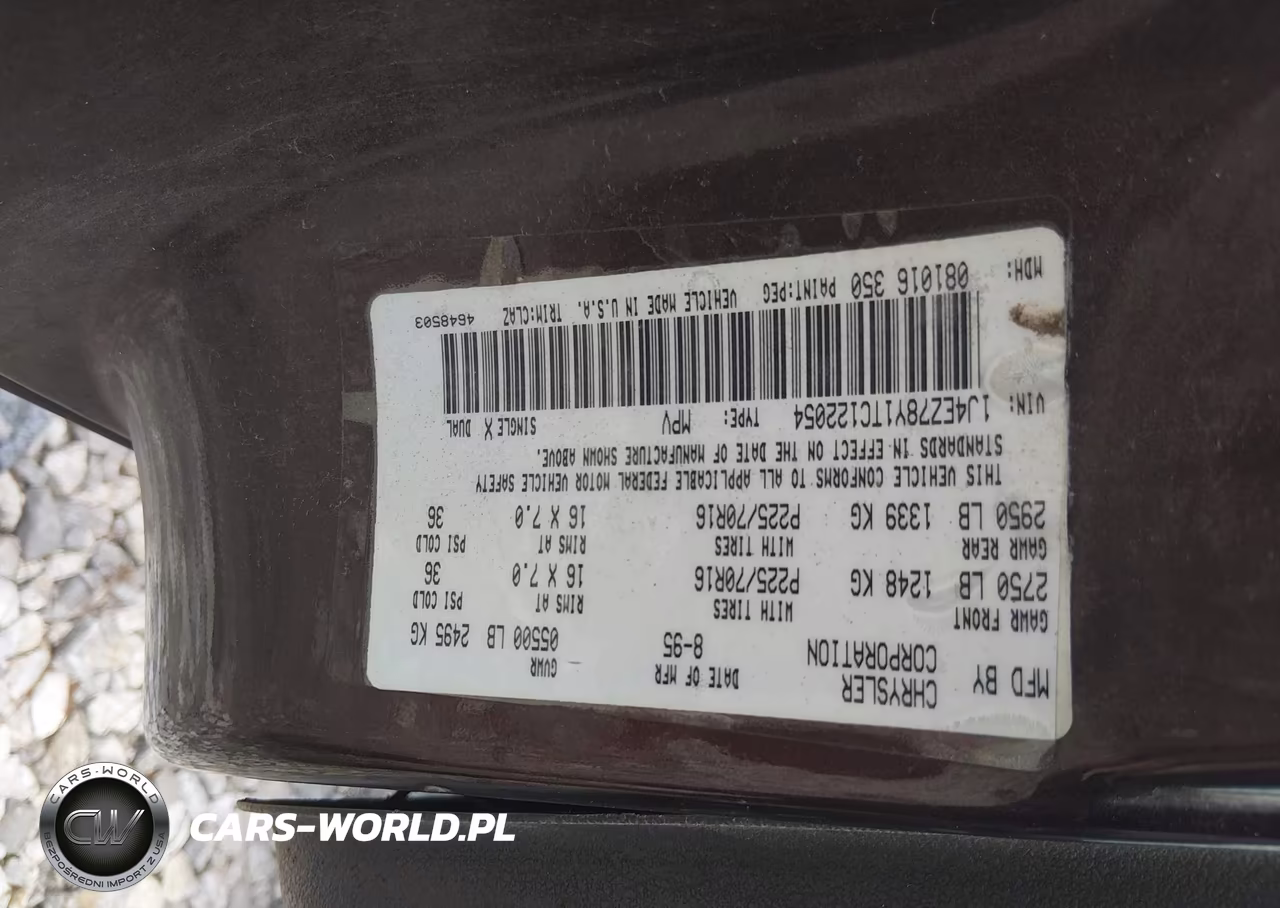 1996 Jeep Grand Cherokee Limited VIN:1J4EZ78Y1TC122054 - 9