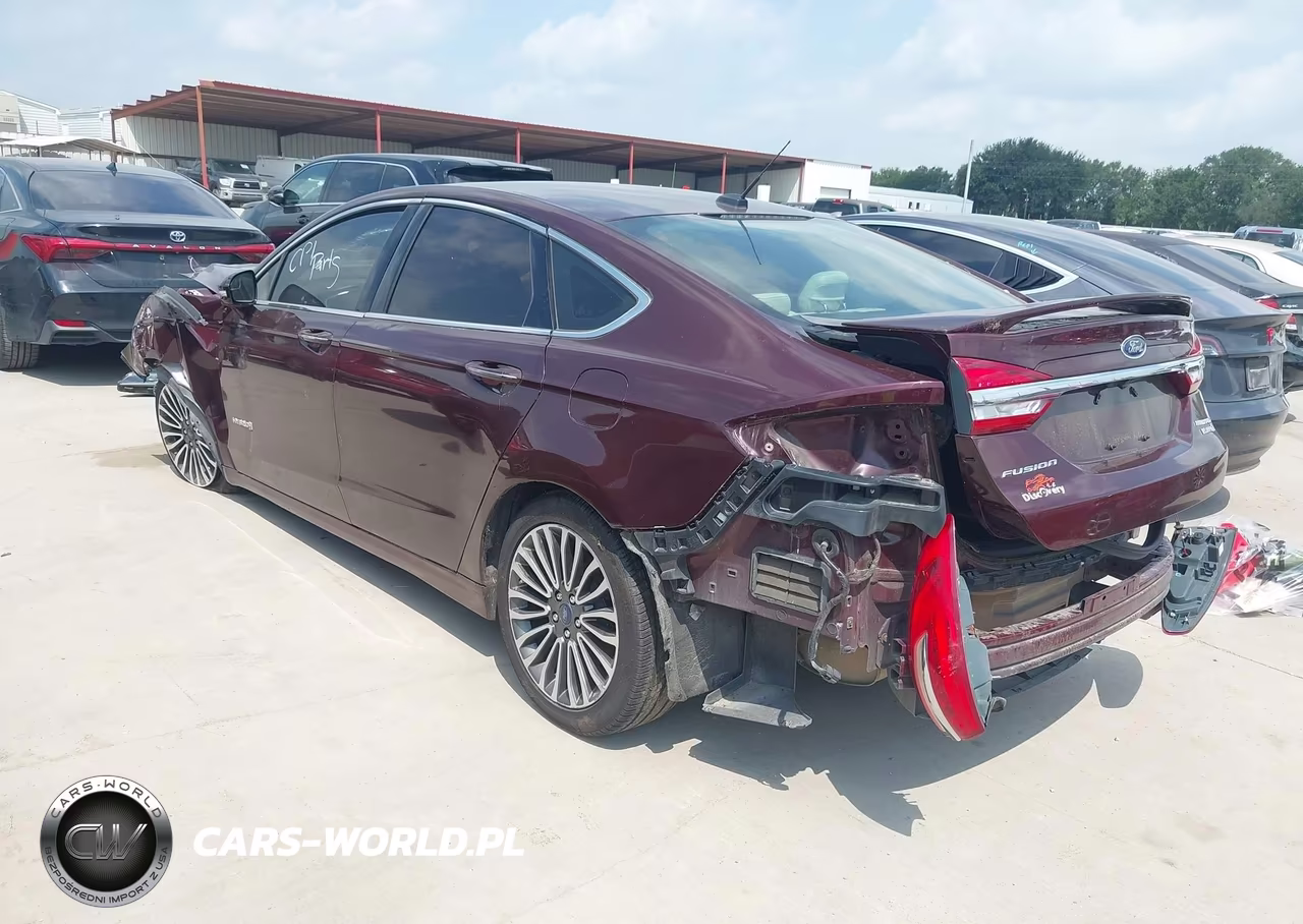2017 Ford Fusion Hybrid Titanium VIN:3FA6P0RU9HR267859 - 3