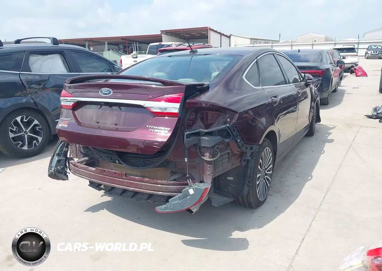 2017 Ford Fusion Hybrid Titanium VIN:3FA6P0RU9HR267859 - 4