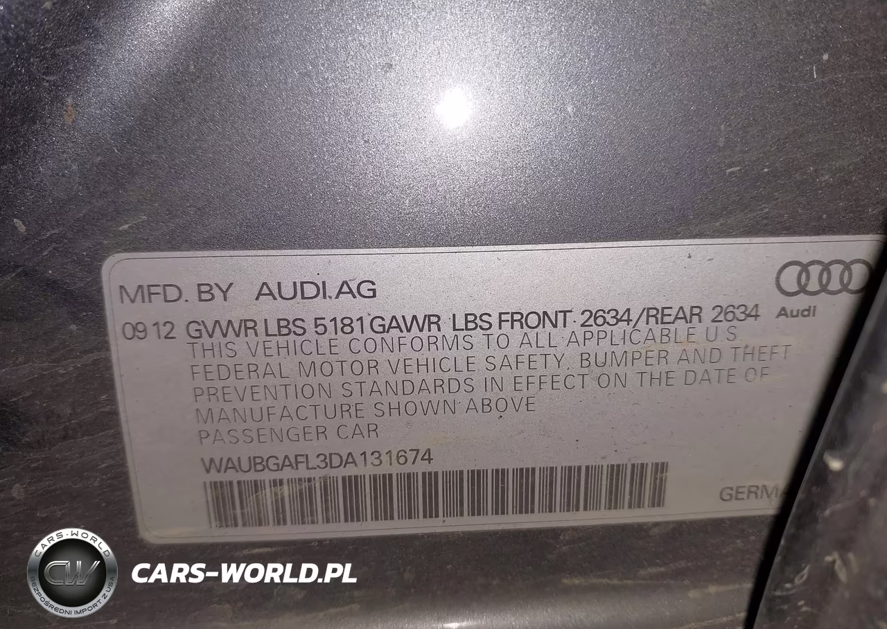 2013 Audi S4 3.0T Premium Plus VIN:WAUBGAFL3DA131674 - 9