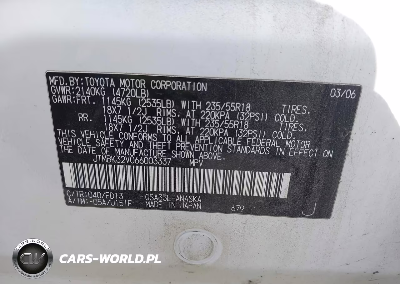 2006 Toyota Rav4 Sport V6 VIN:JTMBK32V066003337 - 9
