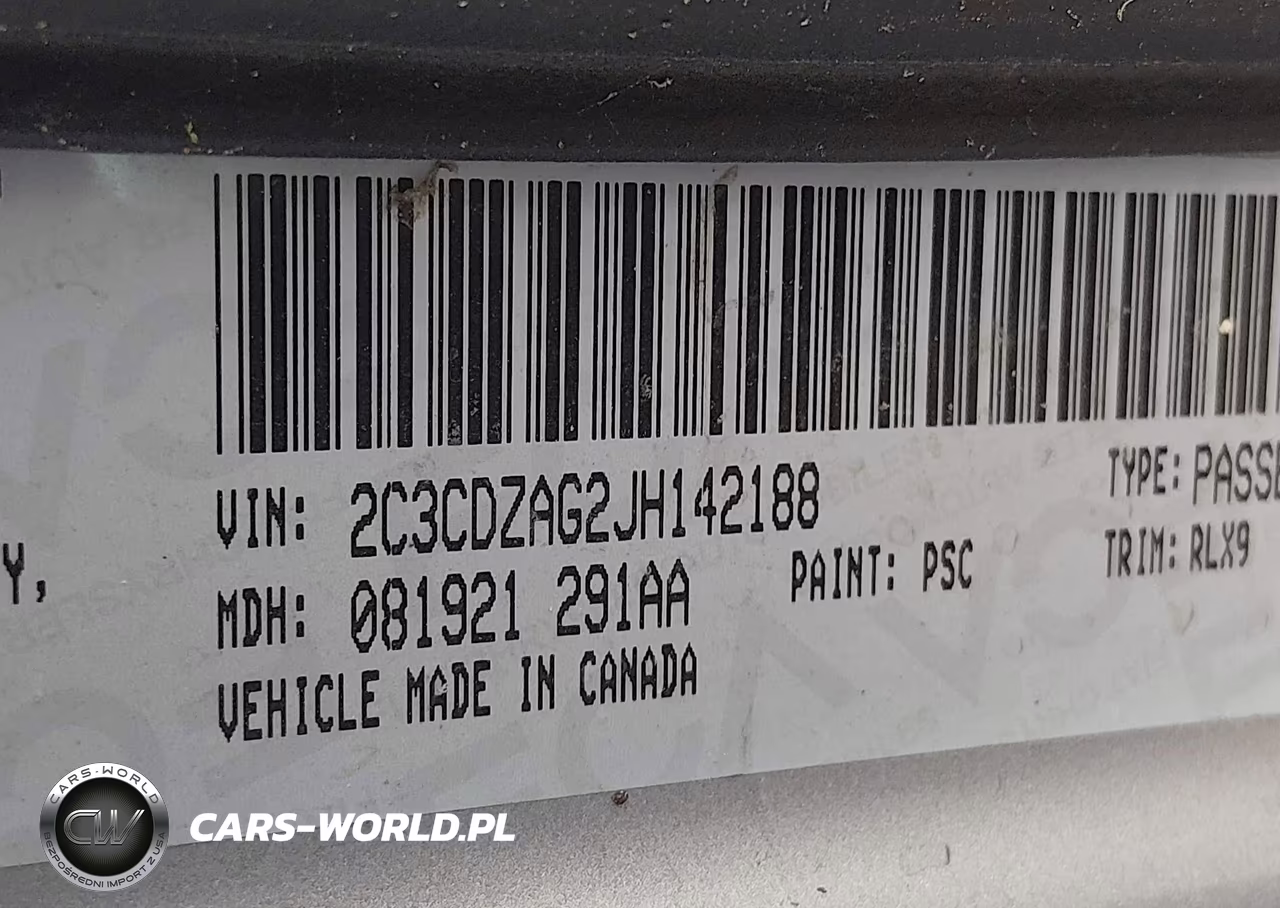 2018 Dodge Challenger Sxt Plus VIN:2C3CDZAG2JH142188 - 9